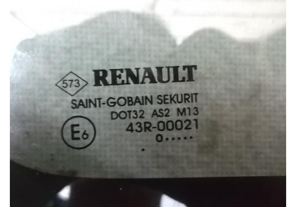 Скло двері бічної зсувної правої Renault Kangoo II, 43R-00021